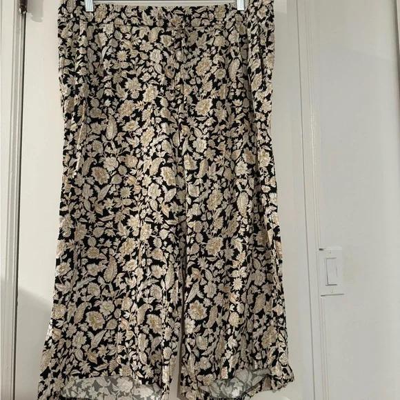 Old navy - wide leg elastic waist cinch cropped pants - size 2x plus - Picture 4 of 5